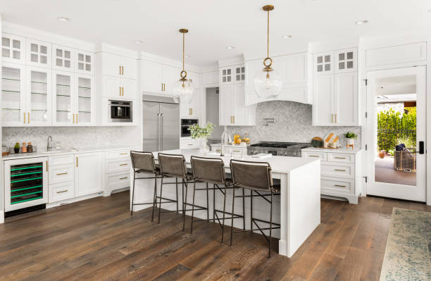 LVP kitchen floor Saint Michael